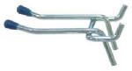 Crawford 18444 Double Arm Peg Hook, 4", 2-Pack