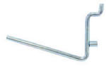 Crawford 18215 Straight Peg Hook, 1-1/2", 6-Pack