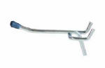 Crawford 18320 Double Prong Straight Hook, 2", 4-Pack