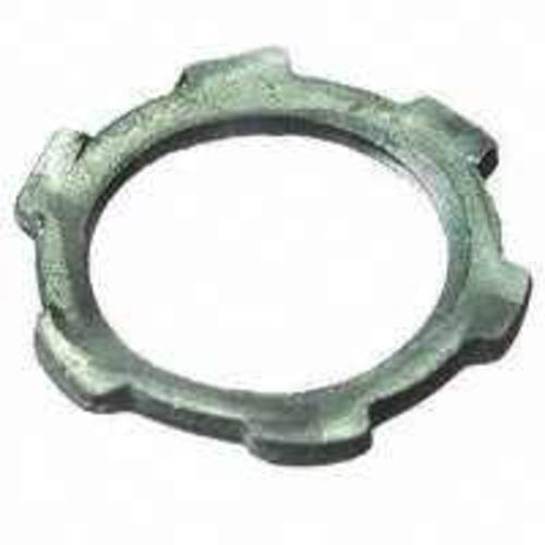 Halex 96191 Steel Rigid IMC Conduit Locknut, 1/2", Zinc Plated, 2-Count