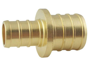 Apollo Valves APXC1234 PEX Coupling Brass Crimp Fittings, 1/2" X 3/4"