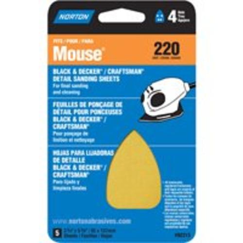 Norton 07660702314 Detail Sandpaper, 3" x 7"