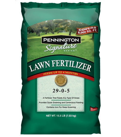 Pennington 423403 Signature Lawn Fertilizer, 29-0-5, 15.5 lbs