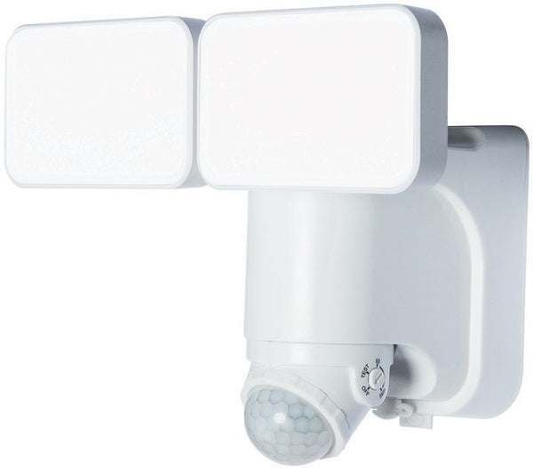 Heath Zenith HZ-7163-WH Solar Powered Motion Sensor Security LED Light, White
