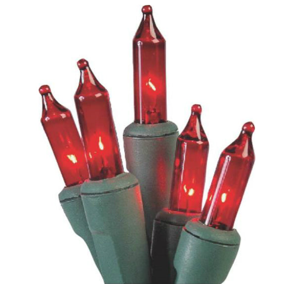 Holiday Basix U10Y082C Multi Red LED Light Set, 100 Lights