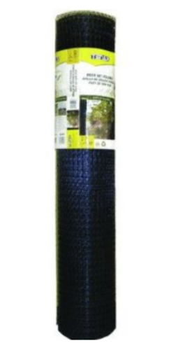 Tenax 2A040006 Black Deer Barrier Fence, 7&#039;H x 100&#039;L