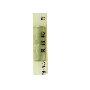 Jandorf 60816 Nylon Insulated Terminal Butt Splice, 12-10 Gauge AWG