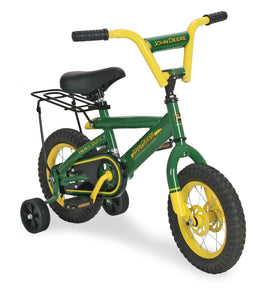 John Deere 34938 Bicycle With Training Wheel, 12"