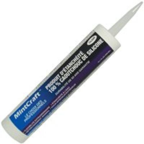 Red Devil 78510CA Silicone Rubber Sealant Caulk, Clear, 10.1 Oz