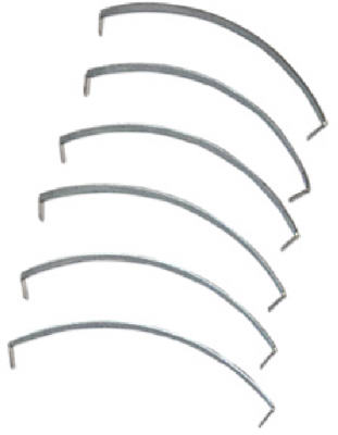 Slide-Co PL-14624 Window Screen Flat Steel Tension Spring, 3-1/8", 25-Pack