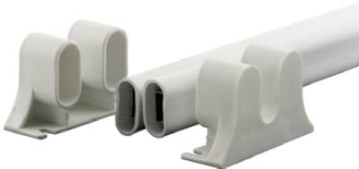 Slide-Co K-5167 Swinging Screen Door Push Bar, White