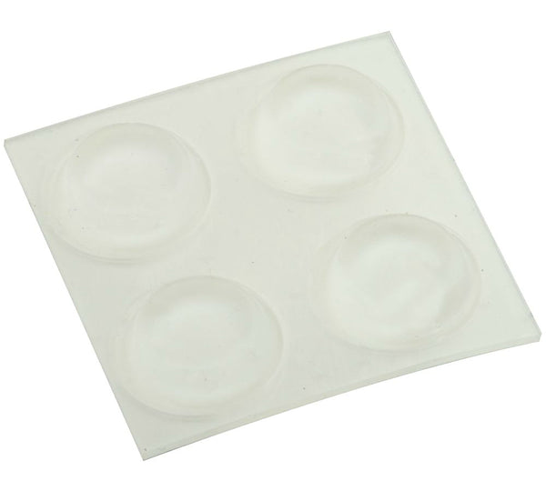 National Hardware N225-466 Polyurethane Self-Adhesive Door Bumper, Clear, 1/2"