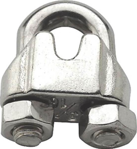 Baron 260S-3/16 Stainless Steel Wire Cable Clamp, 3/16"