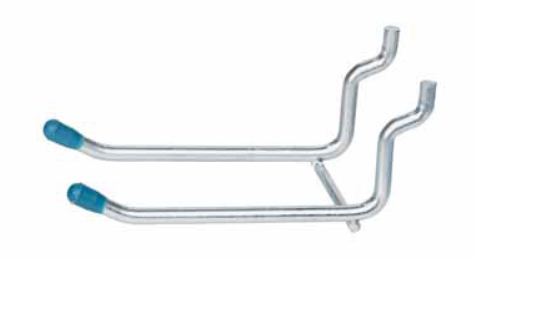 Crawford 14443-30 Peg Hook Double, 1/4" x 3"