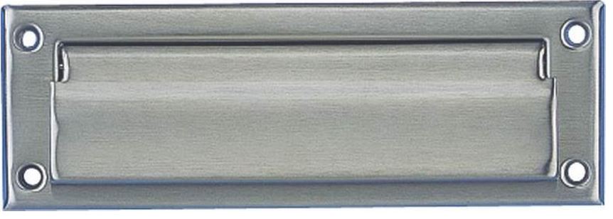 Mintcraft HR6001SN-3L Mail Slots, Satin Nickel, 1-1/2" X 7"