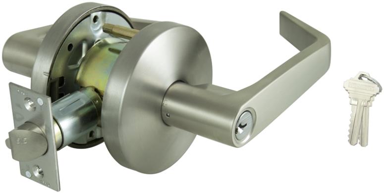 ProSource Y365CV-PS Storeroom Cylindrical Lever, Stainless Steel