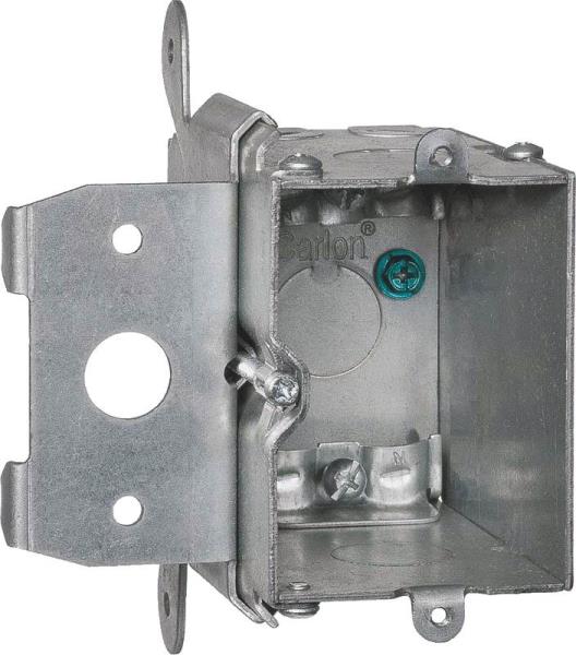 Carlon MB120ADJ Adjustable Switch/Outlet Box, 3.52" Deep x 2.2" x 3.28"