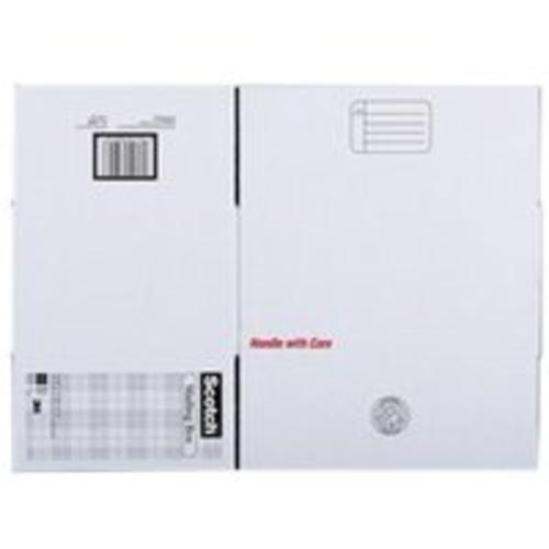 Scotch 8008.8FB Folded Shipping & Storage Box, 8" x 8" x 8", Brown