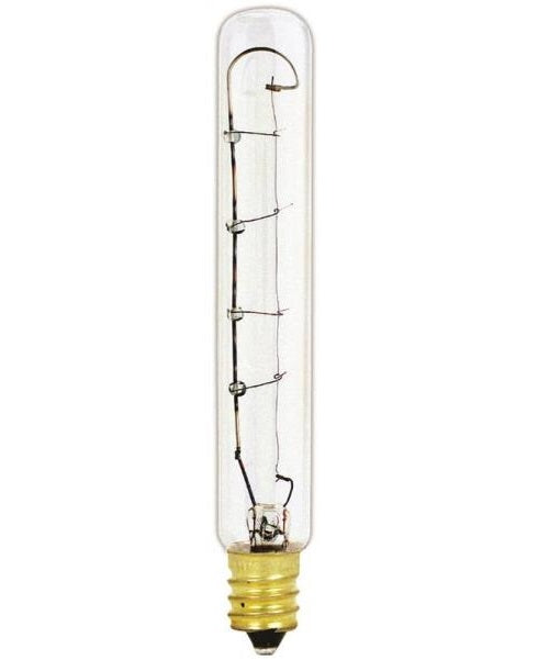 Feit Electric BP25T61/2/CAN Incandescent Tubular Lamp, 25 Watts, 120 Volts