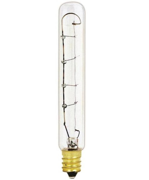 Feit Electric BP25T61/2/CAN Incandescent Tubular Lamp, 25 Watts, 120 Volts