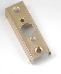 First Watch Security 2000-PB Door Edge Guard, 1-3/8'', Polished Brass