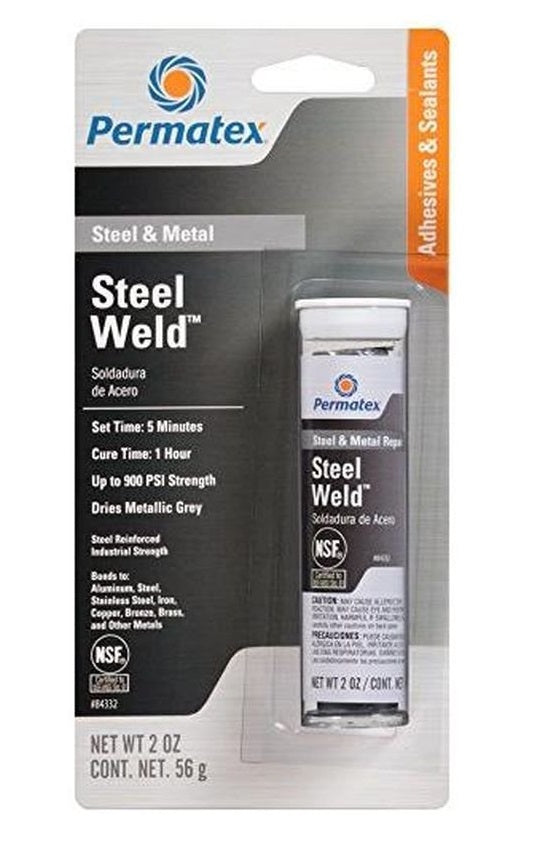 Permatex  84332 Steel Weld Epoxy Stick, 2 Oz Permatex  84332 Steel Weld Epoxy Stick, 2 Oz