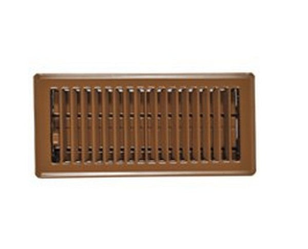 Imperial RG0168 Floor Register, Brown, 2-1/4" x 12"