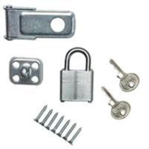 Stanley 39-9700 Padlock and Hasp, 2-1/2"