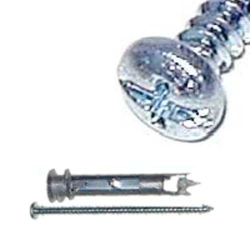 Midwest Fastener 10420 Ez Ancor Anchor With Screw, 8" X 1-1/4"