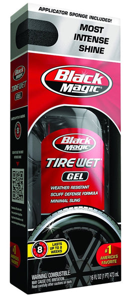 Black Magic 5072647 Tire Wet Gel, 16 Oz