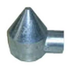 Stephens Pipe & Steel HD42041-RP Bullet Cap, 1 Way
