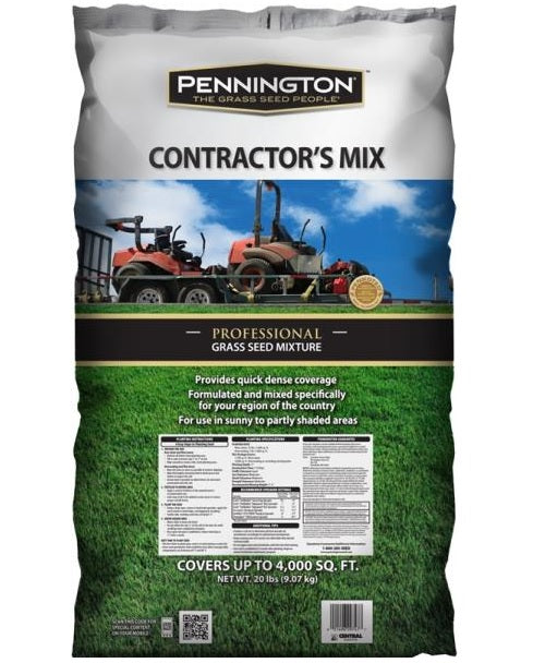 Pennington 100520605 North Contractors Seed Mix, 20 Lbs