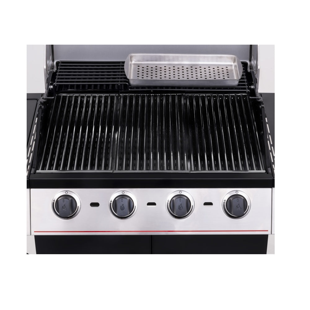 Char-Broil 463341021 4 Burners Liquid Propane Gas Grill, Black/Silver