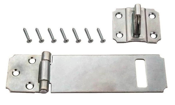 Prosource LR-124-BC3L-PS Loose Staple Safety Hasps, Zinc Plated, 4-1/2"