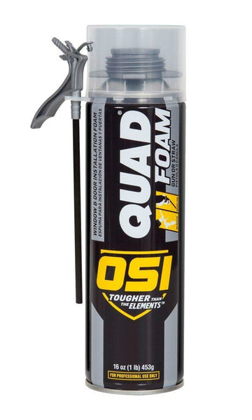 OSI Quad 1927125 Window and Door Installation Foam, Tan, 16 Oz