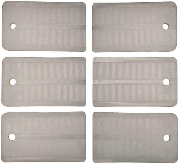 Prosource FE-S717-PS Plastic Shims, 1-3/32" x 1-7/8", 6/Pack