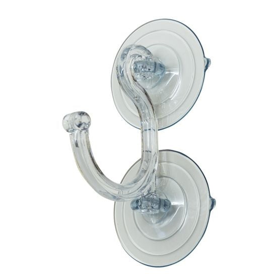 Adams 5750-86-9036 Heavy Duty Large Suction Wreath Hook, Clear