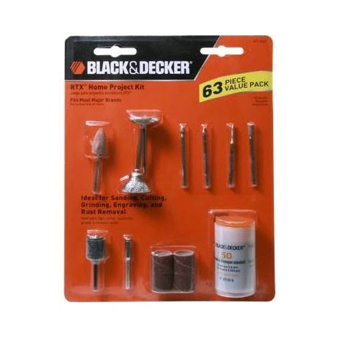 Black & Decker RT1022 Rotary Tool Accessory Kit, 63 Piece