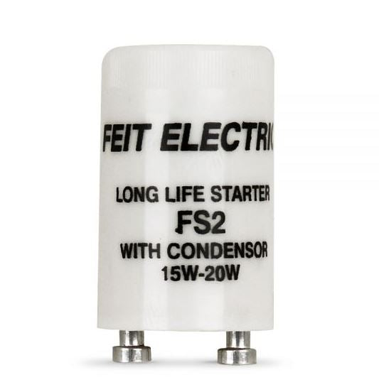 Feit Electric FS2/10 Fluorescent Starter with Condenser, 15-20 Watt