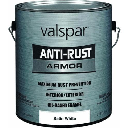 Valspar 044-0021820.007 Anti-Rust Armor Satin 1Gallon White