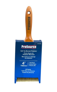 Prosource OR 1172 0400 Flat Paint Brush, 4"