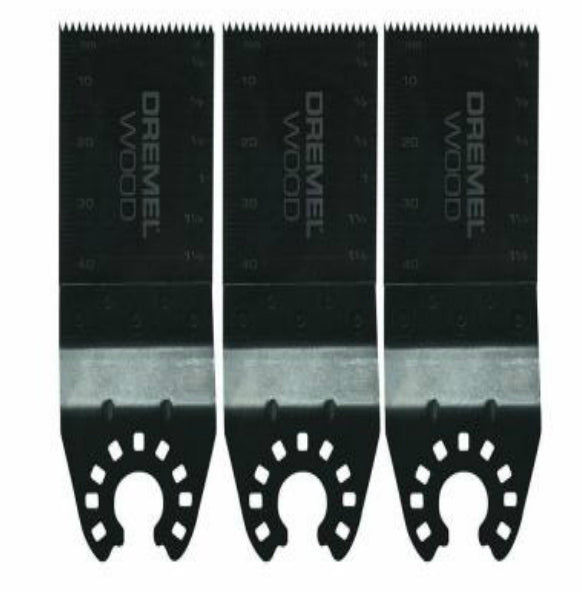 Dremel MM480B Multi-Max Flush Cut Wood Blades, 3 Per Pack
