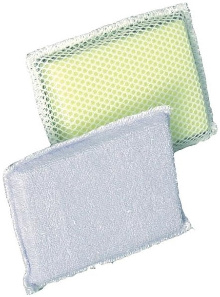 Birdwell 353-24 Sponge Scour Terry Cloth & Mesh, 6-1/4" x 4" x 3/4"