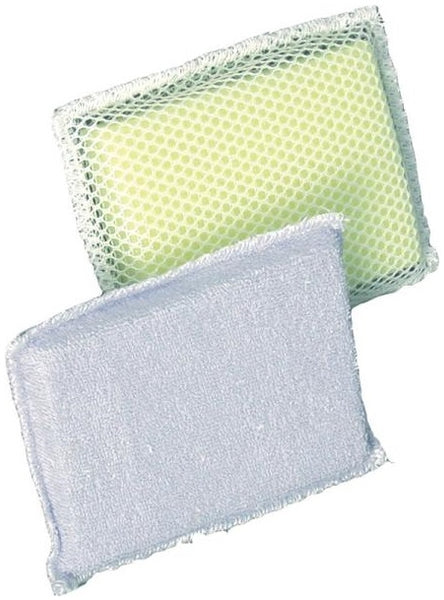 Birdwell 353-24 Sponge Scour Terry Cloth & Mesh, 6-1/4" x 4" x 3/4"