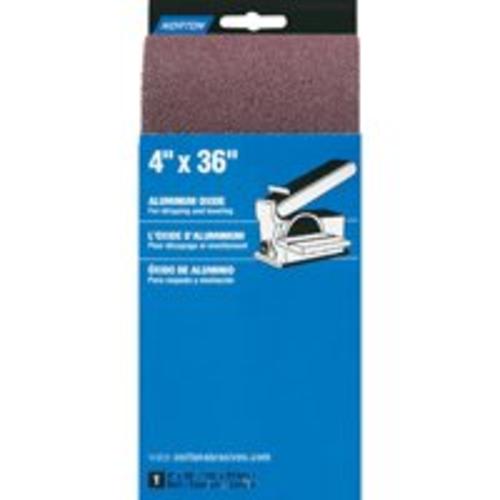 Norton 07660748675 Power Sanding Belt, Handy Pack, 4" x 36"