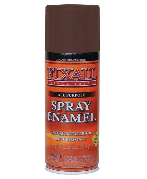 Fixall F1319 All Purpose Primer Spray, 12 Oz, Aerosol, Liquid, Rust Red
