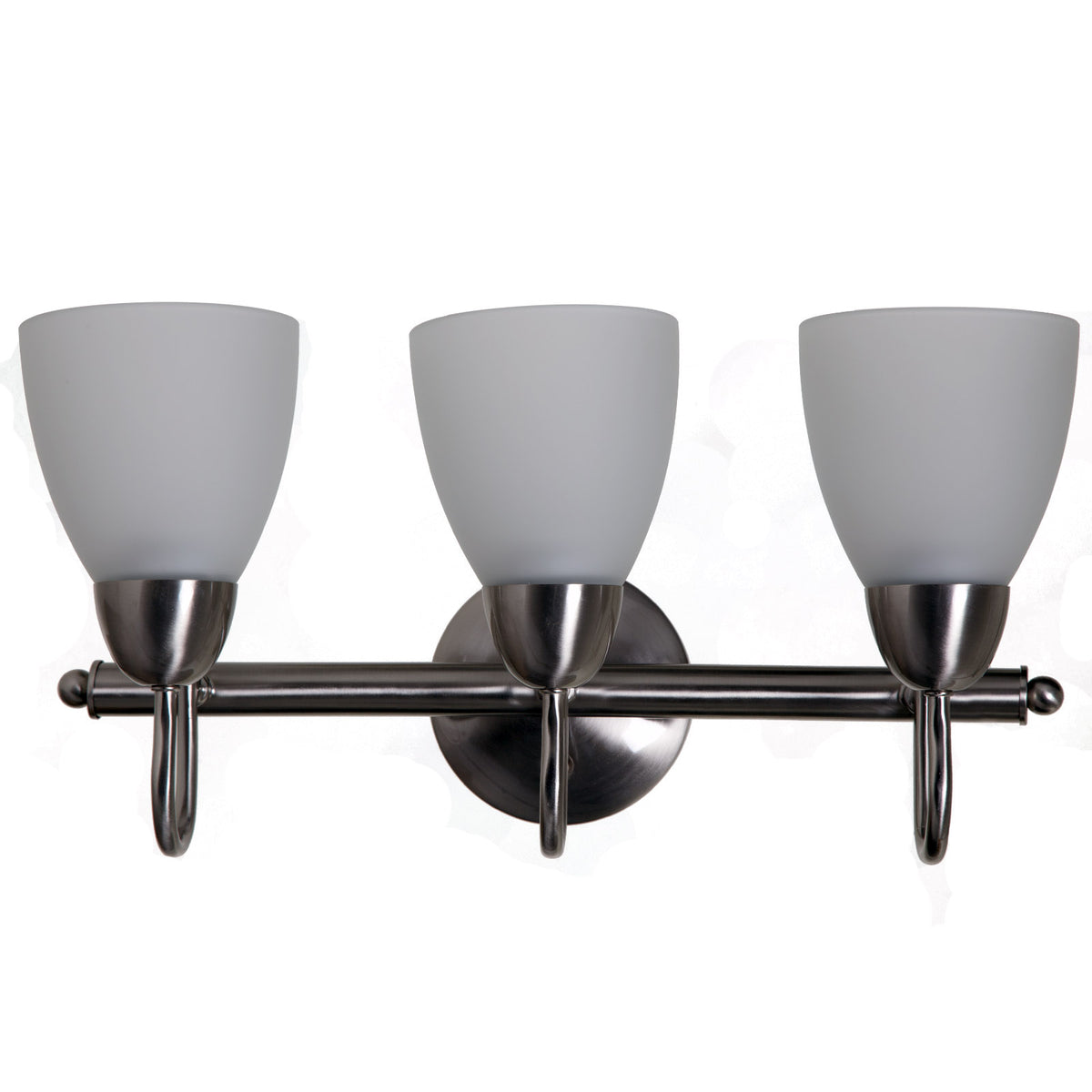 Boston Harbor A2242-93L Three Light Vanity Bar Fixture, Brushed Nickel