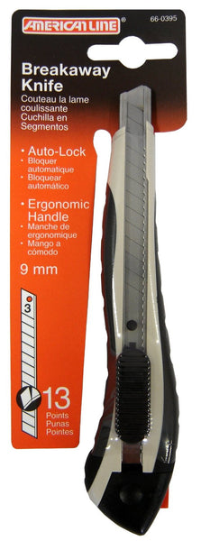 American Line 66-0395 Breakaway Snap Off Knives With Three Blades