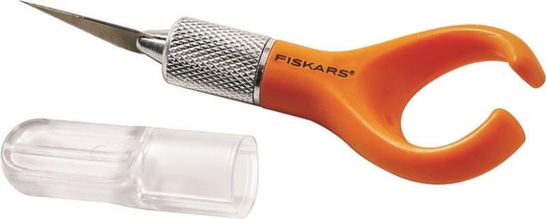 Fiskars 163050-1001 Fingertip Knife, Steel, 4" L