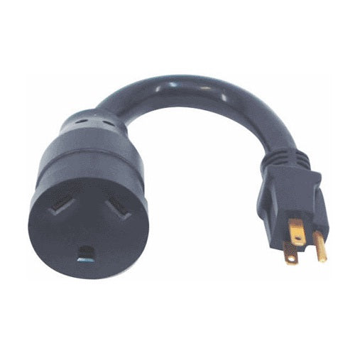 US Hardware RV-801B Conversion Adapter, 15Amp Male x 30 AmpFemale